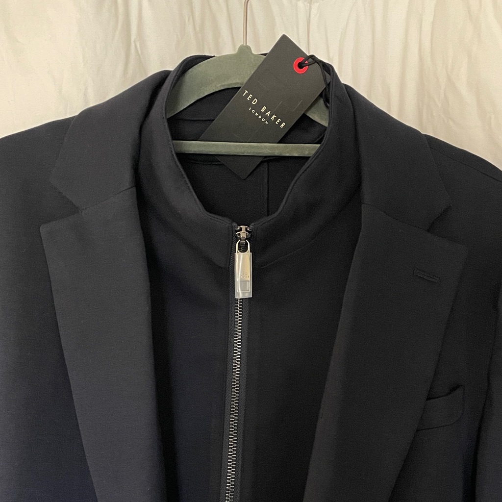 Ted Baker London 2 In 1 Jersey Blazer Navy